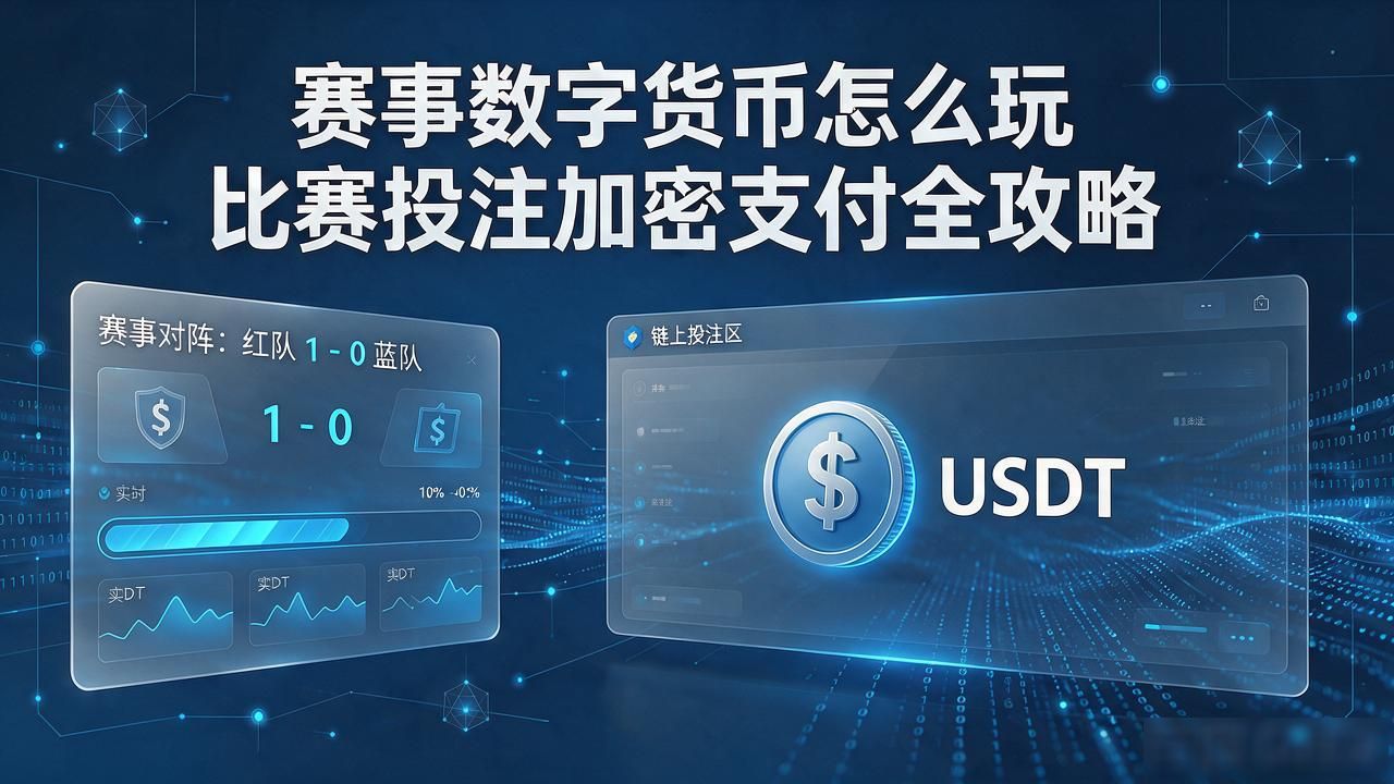 赛事数字货币怎么玩 比赛投注加密支付全攻略