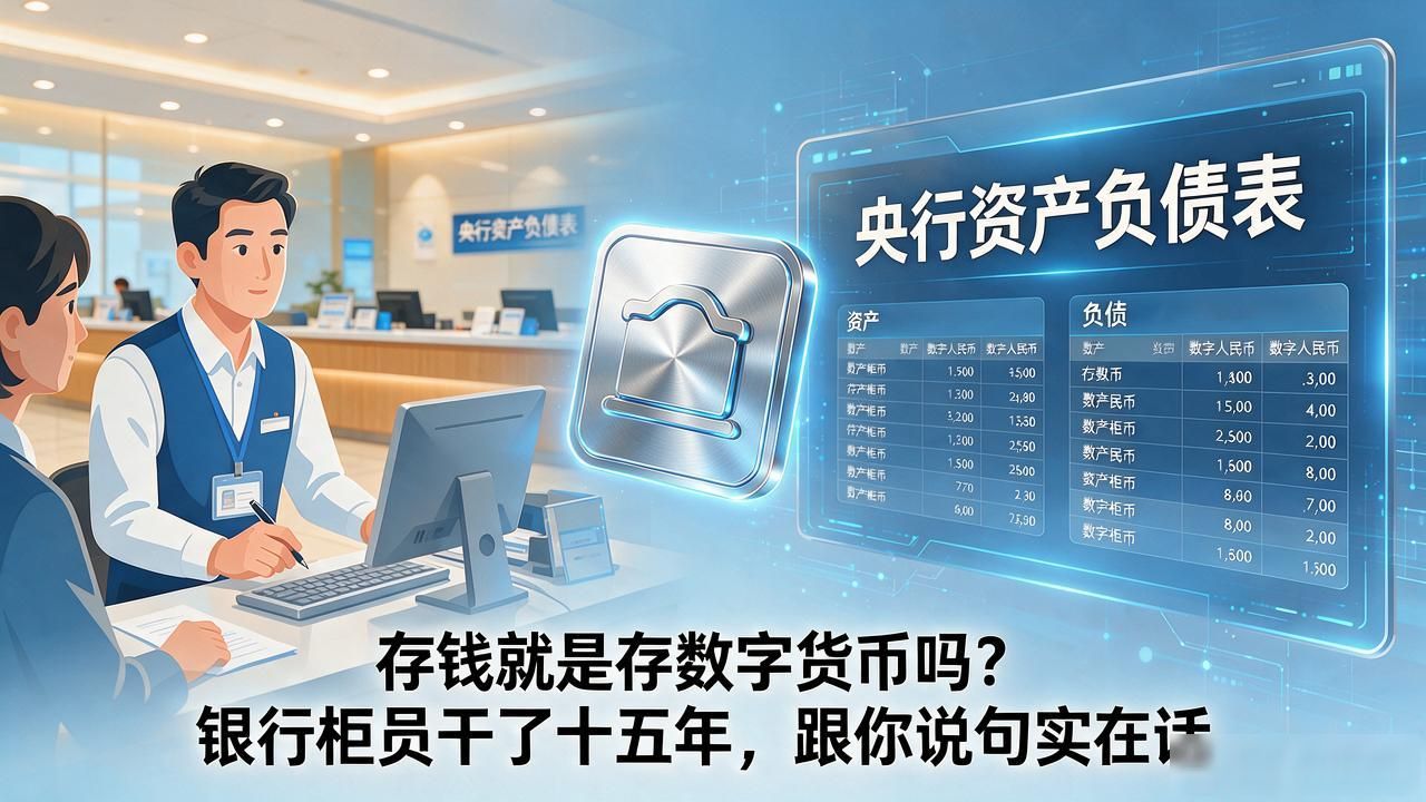 存钱就是存数字货币吗？银行柜员干了十五年，跟你说句实在话