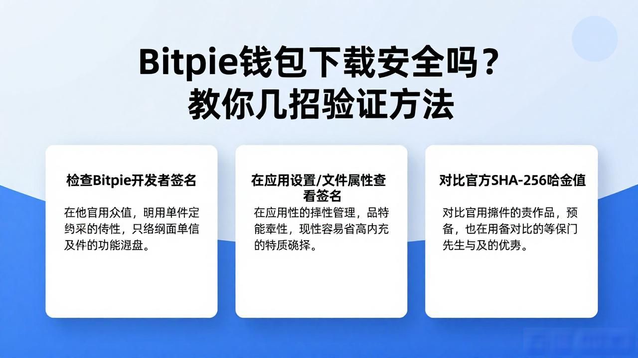 Bitpie钱包下载安全吗?教你几招验证方法