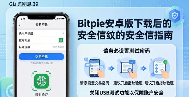 Bitpie安卓版下载后：新手必读三步指南