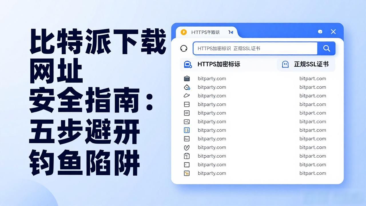 比特派下载网址安全指南:五步避开钓鱼陷阱