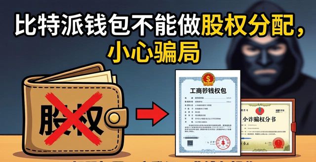 比特派钱包不能做股权分配，小心骗局