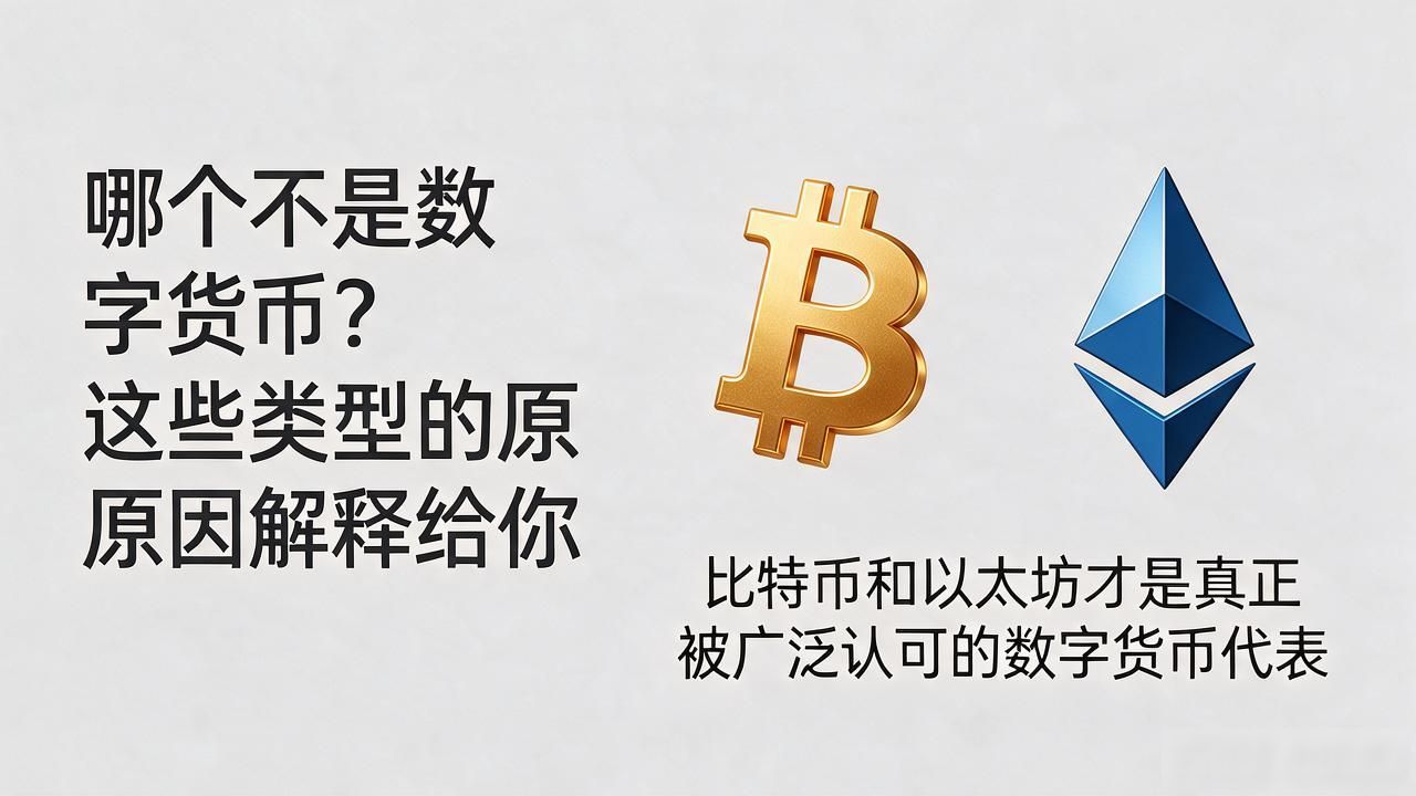 哪个不是数字货币？这些类型的原因解释给你