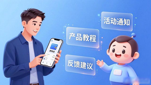比特派下载后怎么和客户互动