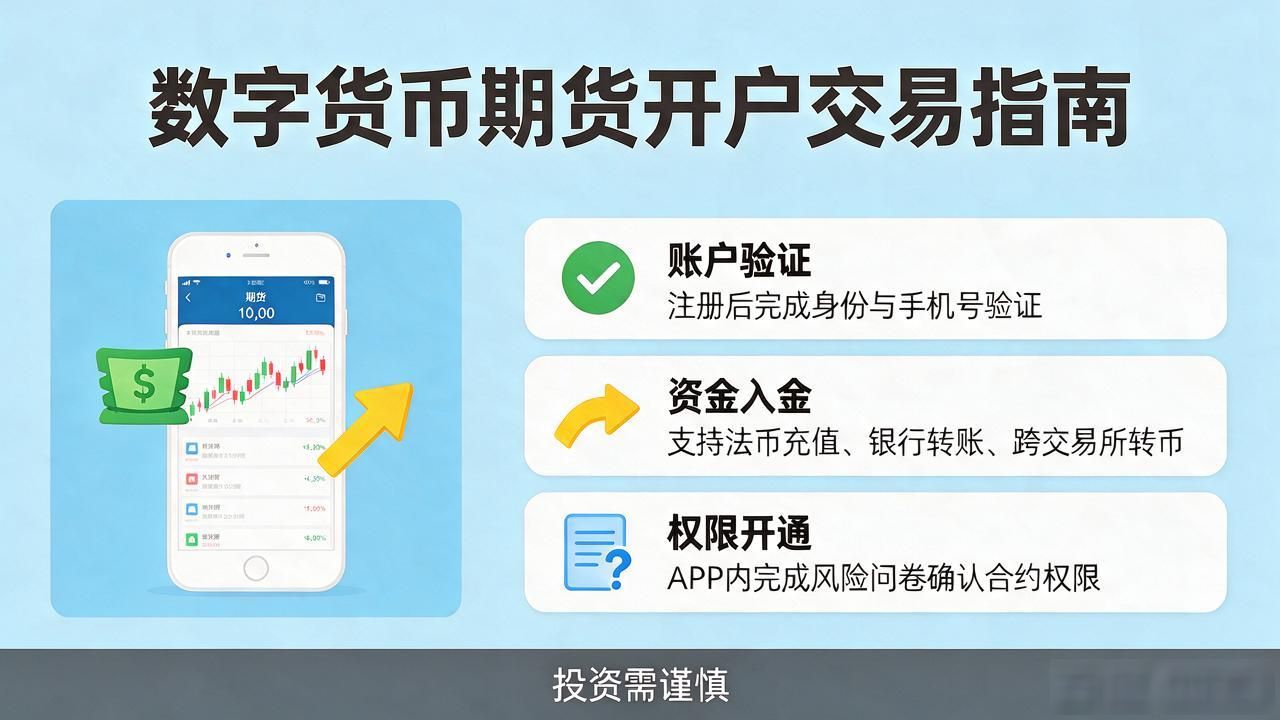 数字货币期货怎么购买?从开户到交易一文搞定