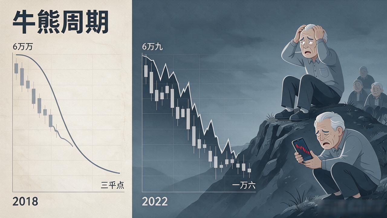 数字货币牛熊周期4年一轮回，熊市割肉还是抄底老玩家怎么判断