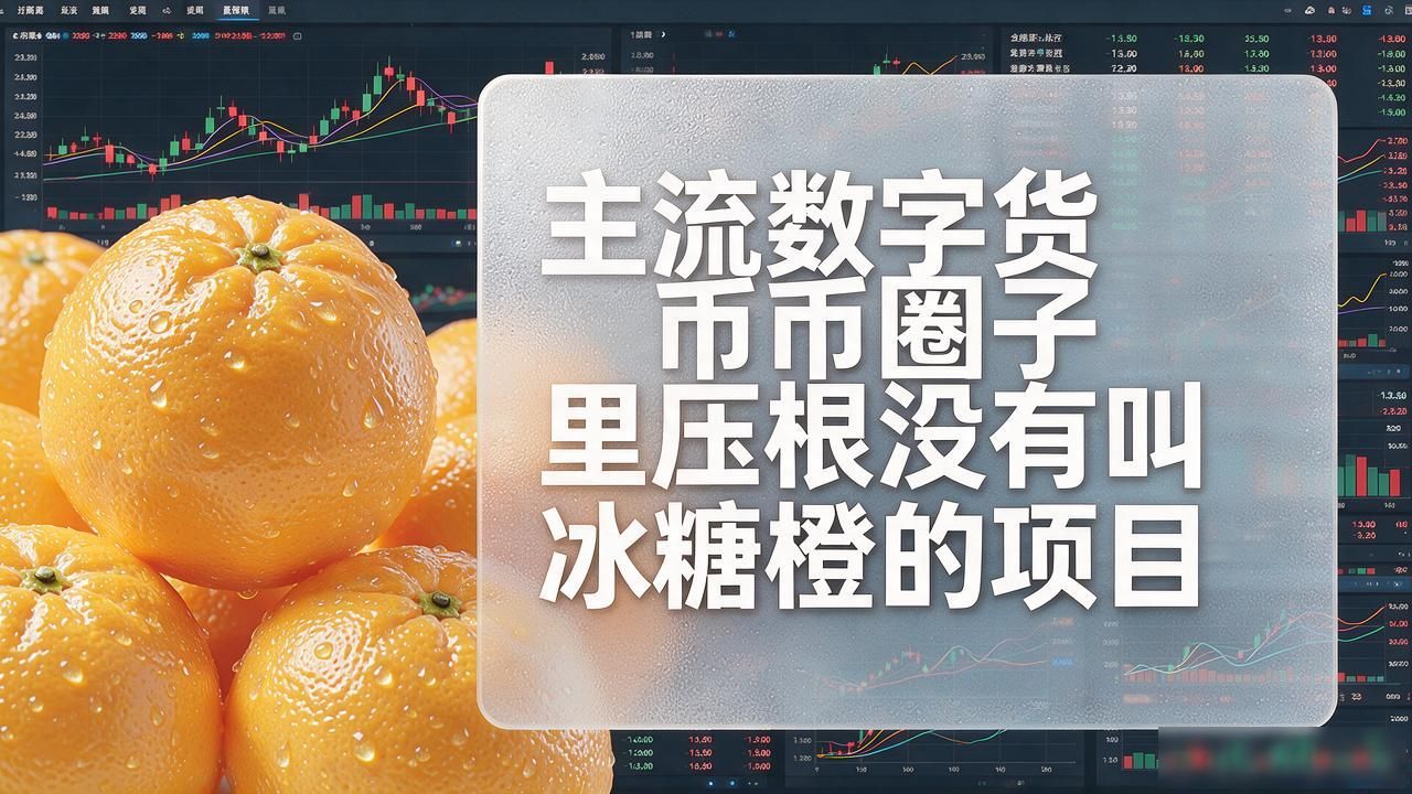 冰糖橙是数字货币吗？说白了就是水果，别被忽悠