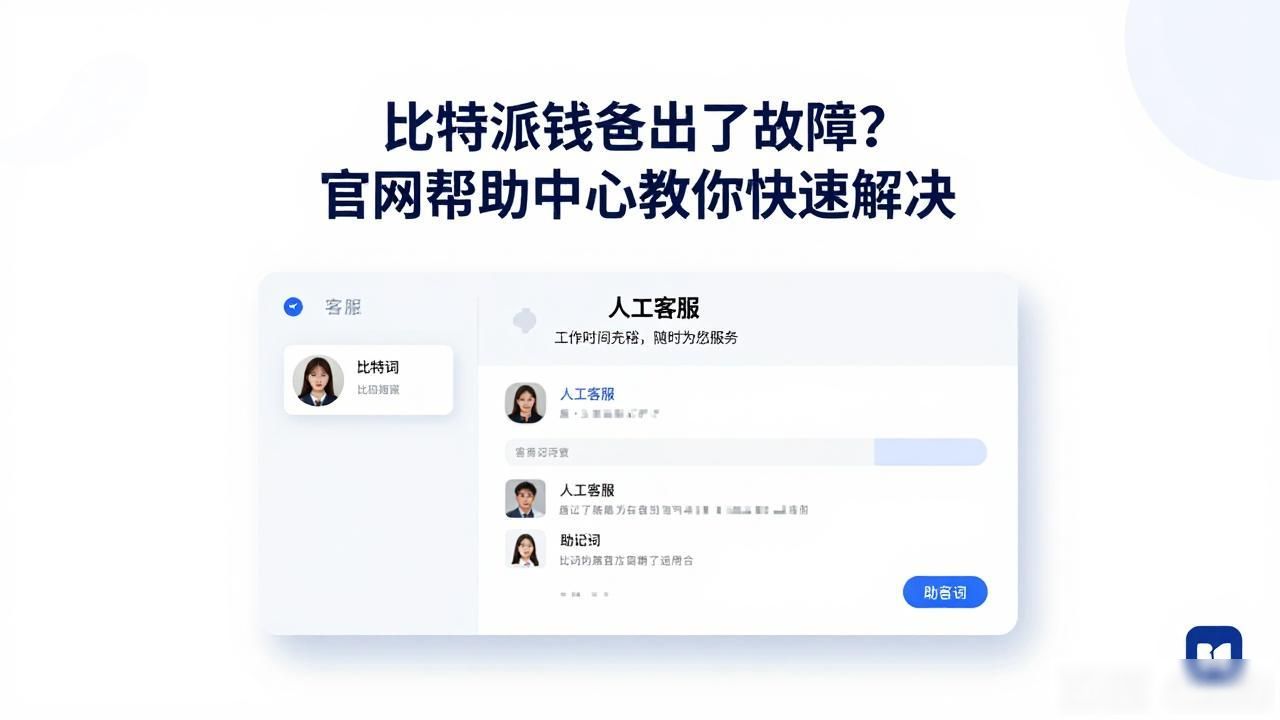 比特派钱包出了故障?官网帮助中心教你快速解决