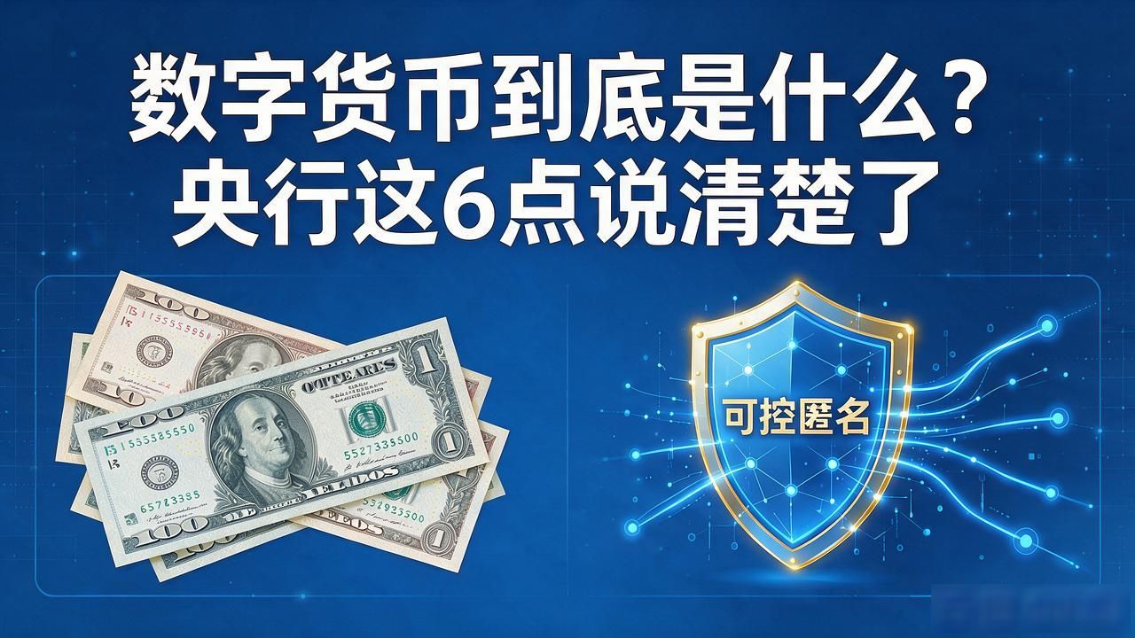 数字货币到底是什么?央行这6点说清楚了