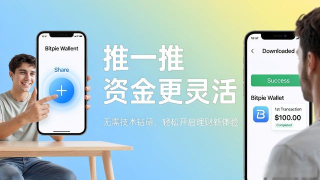 Bitpie钱包新推荐奖励，推一推资金更灵活