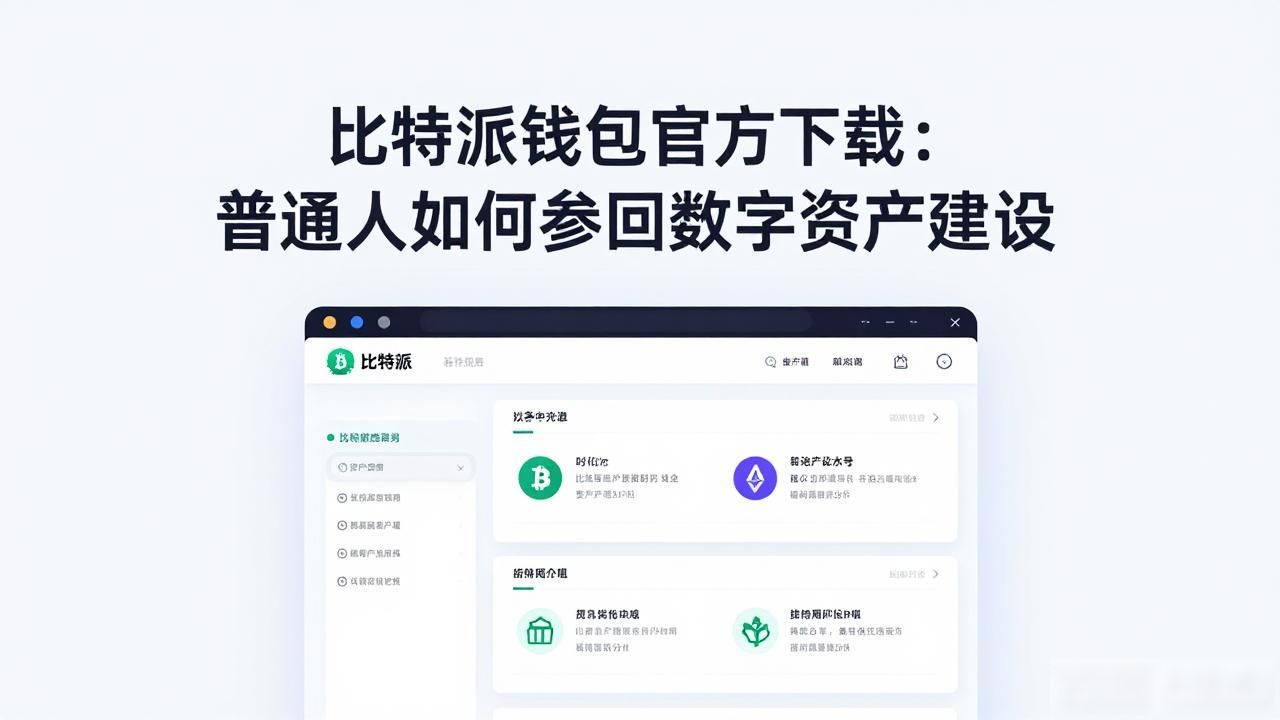 比特派钱包官方下载：普通人如何参与数字资产建设