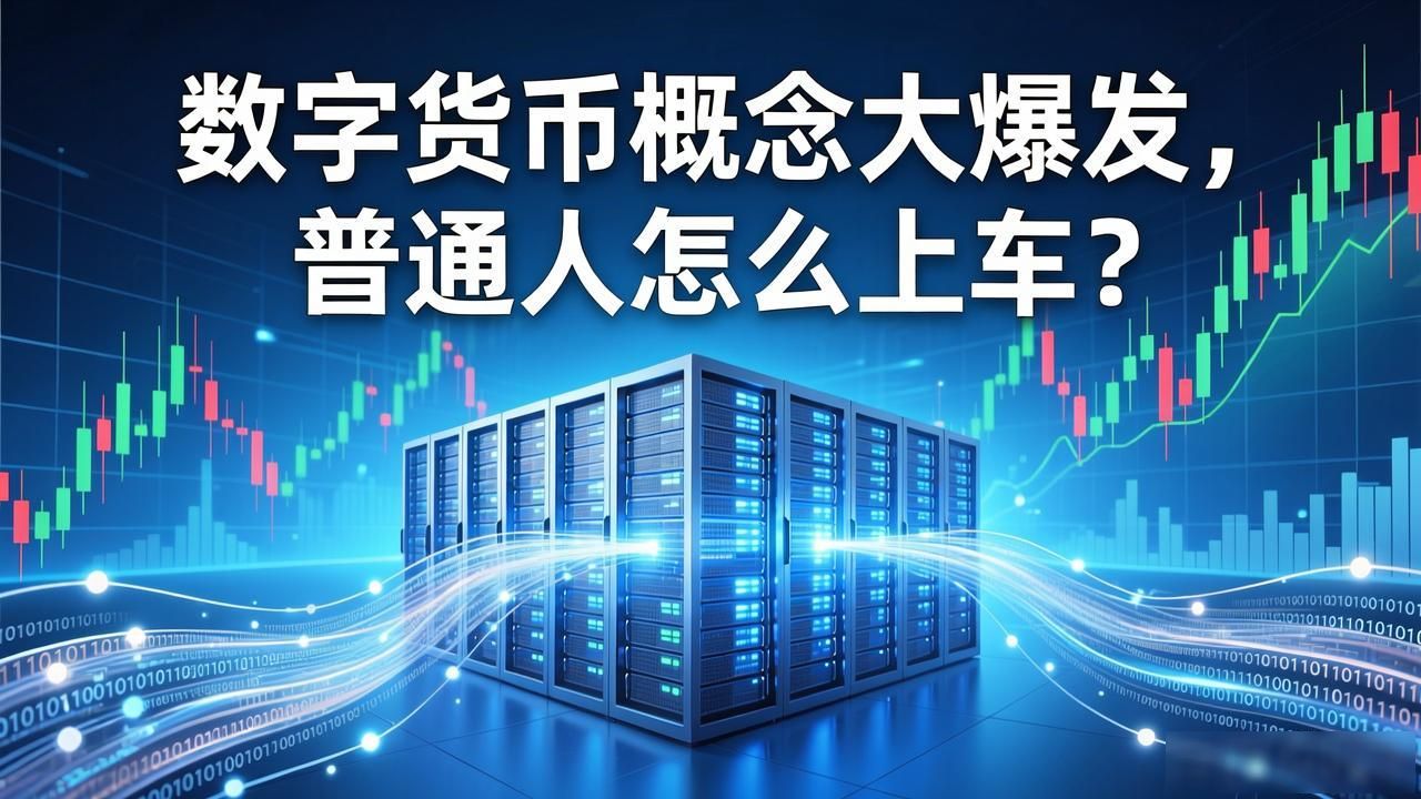 数字货币概念大爆发，普通人怎么上车？