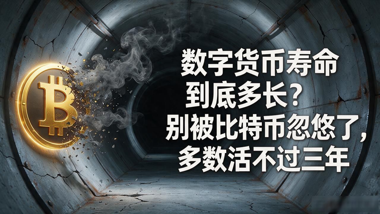 数字货币寿命到底多长？别被比特币忽悠了，多数活不过三年