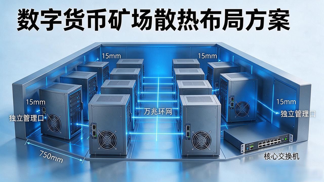 数字货币矿场建设方案怎么定：选址供电散热设备布局全拆解