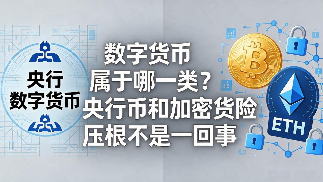 数字货币属于哪一类？央行币和加密货币压根不是一回事