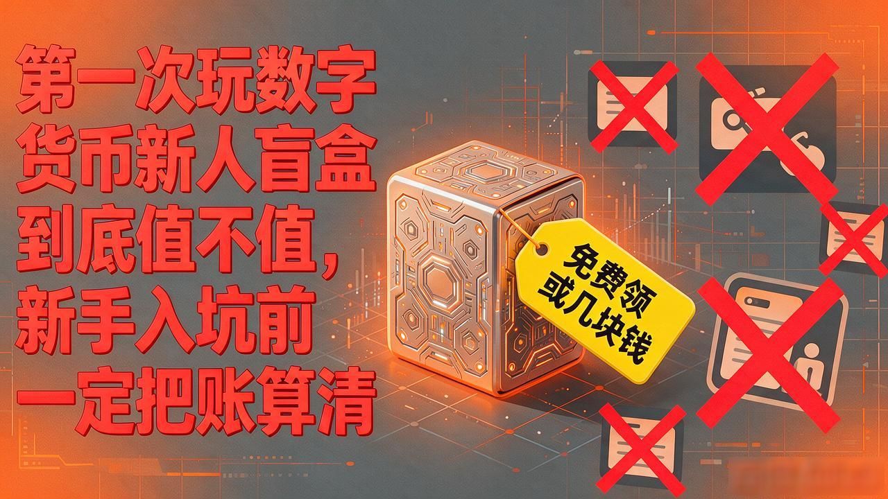 第一次玩数字货币新人盲盒到底值不值，新手入坑前一定把账算清