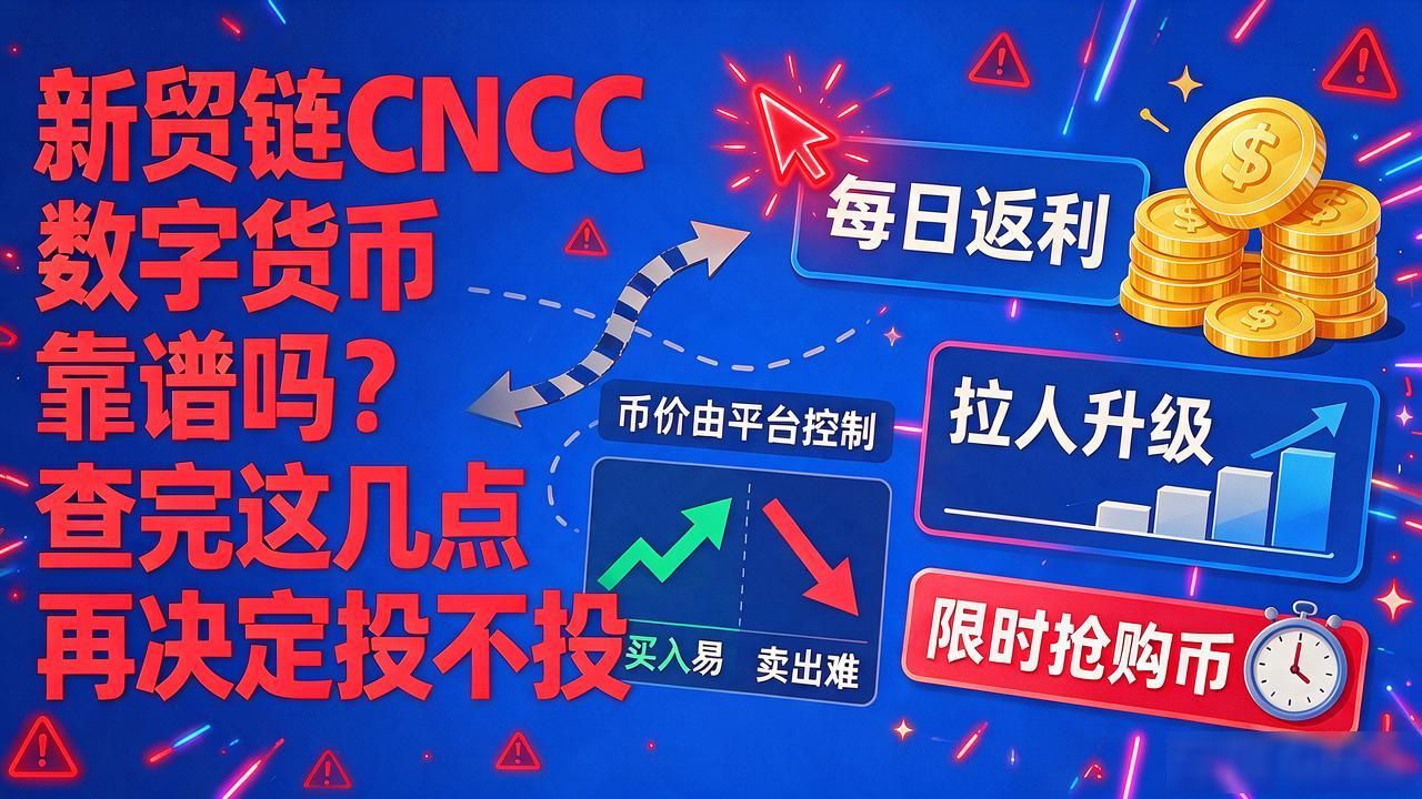 新贸链CNCC数字货币靠谱吗？查完这几点再决定投不投