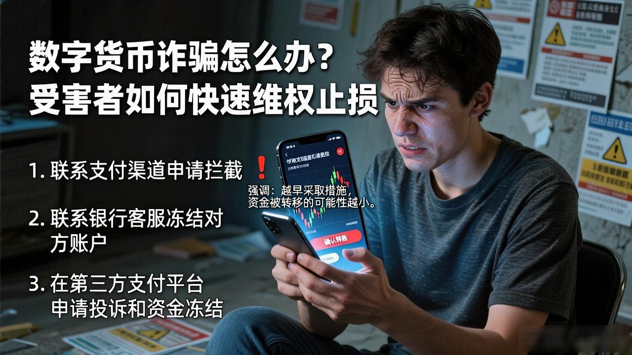 数字货币诈骗怎么办?受害者如何快速维权止损