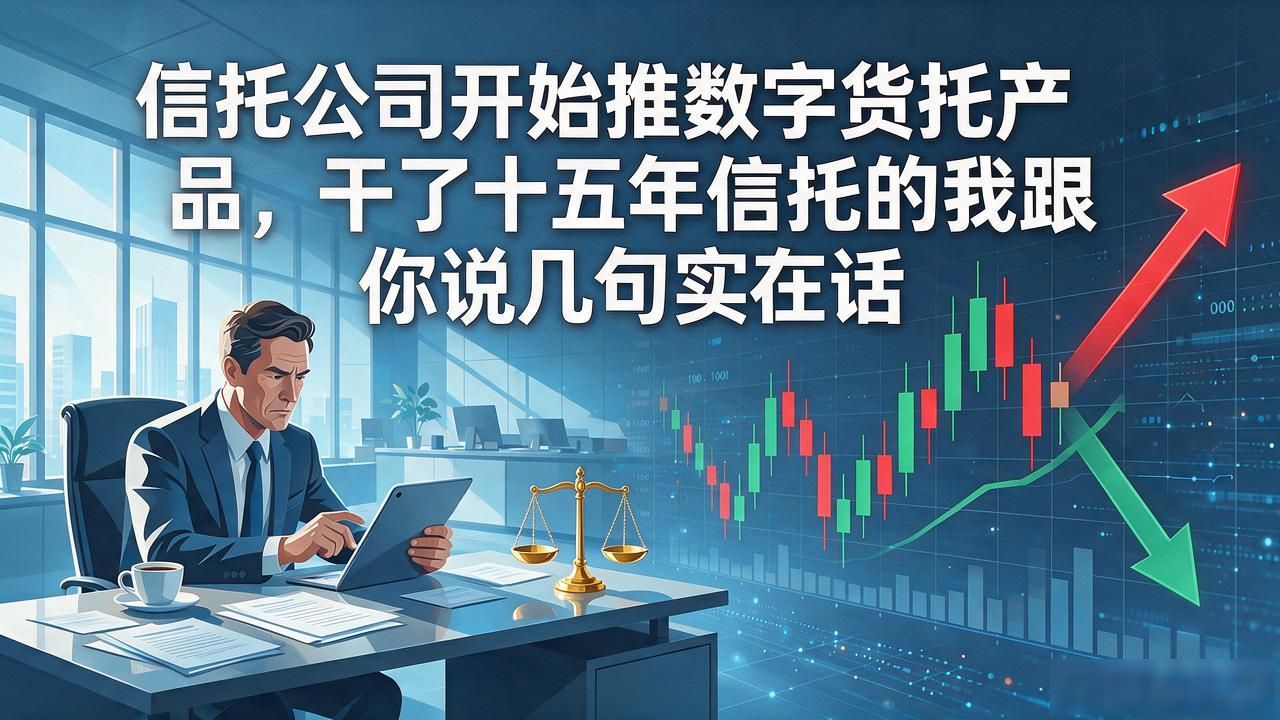 信托公司开始推数字货币产品，干了十五年信托的我跟你说几句实在话