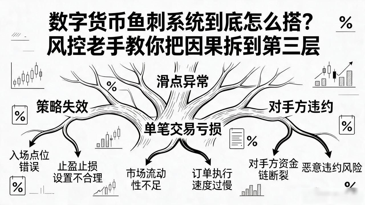 数字货币鱼刺系统到底怎么搭？风控老手教你把因果拆到第三层