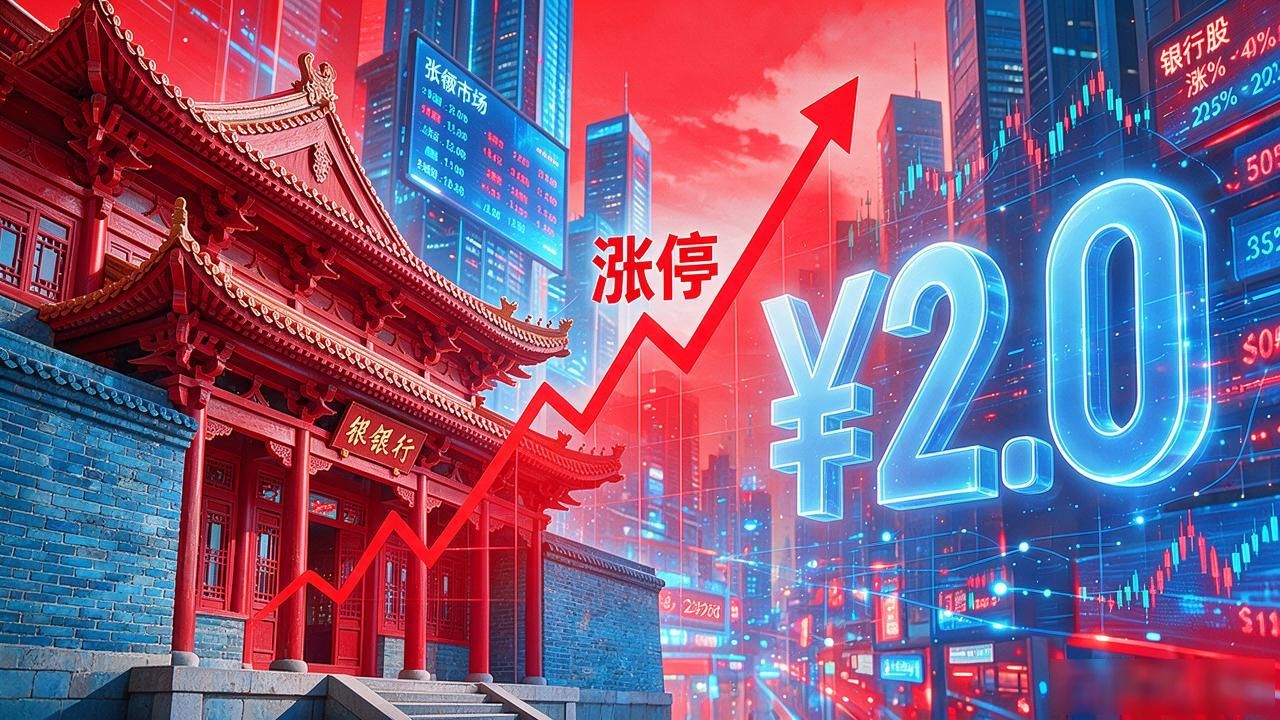 央行正式推数字货币，银行股集体拉涨停，这信号到底该不该追