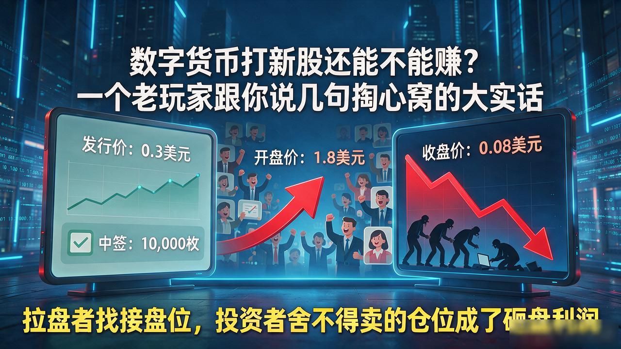 数字货币打新股还能不能赚？一个老玩家跟你说几句掏心窝的大实话