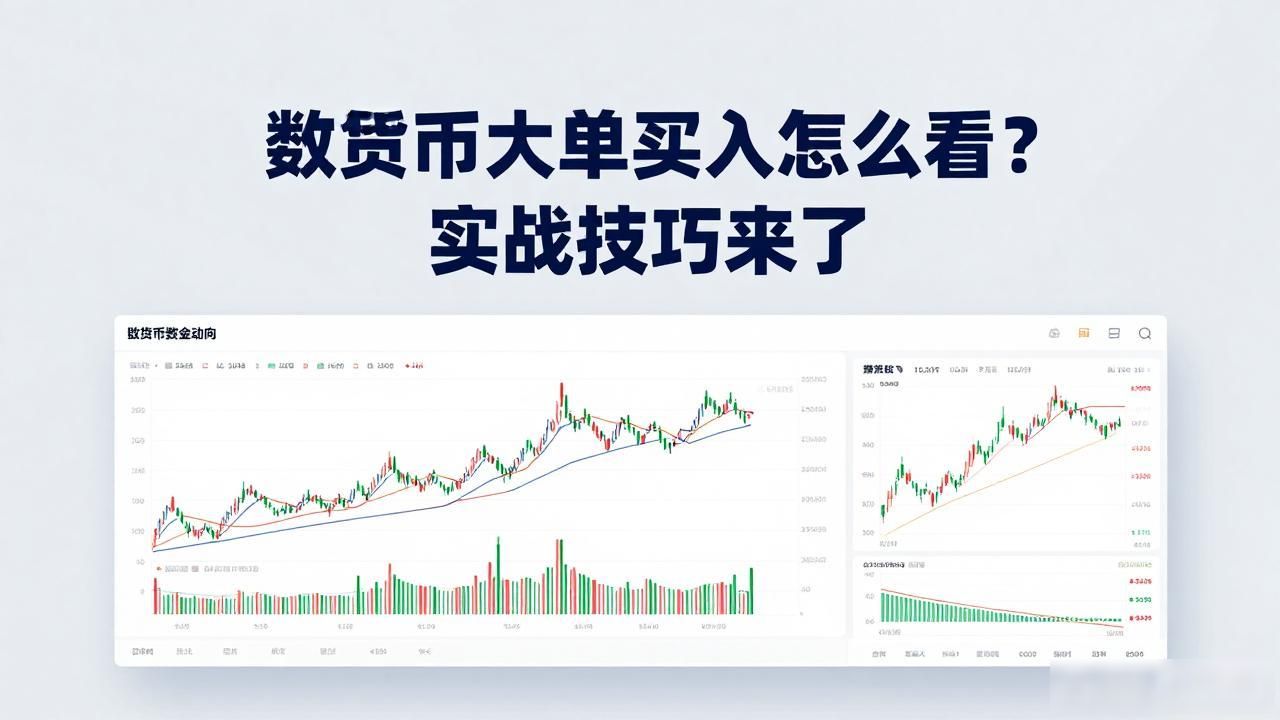 数字货币大单买入怎么看？实战技巧来了