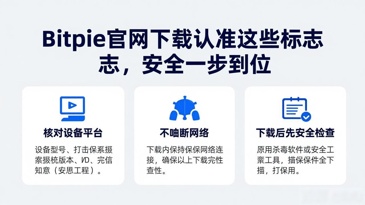 Bitpie官网下载认准这些标志,安全一步到位