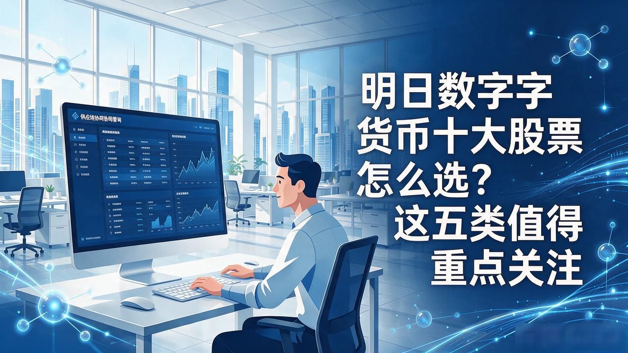 明日数字货币十大股票怎么选？这五类值得重点关注