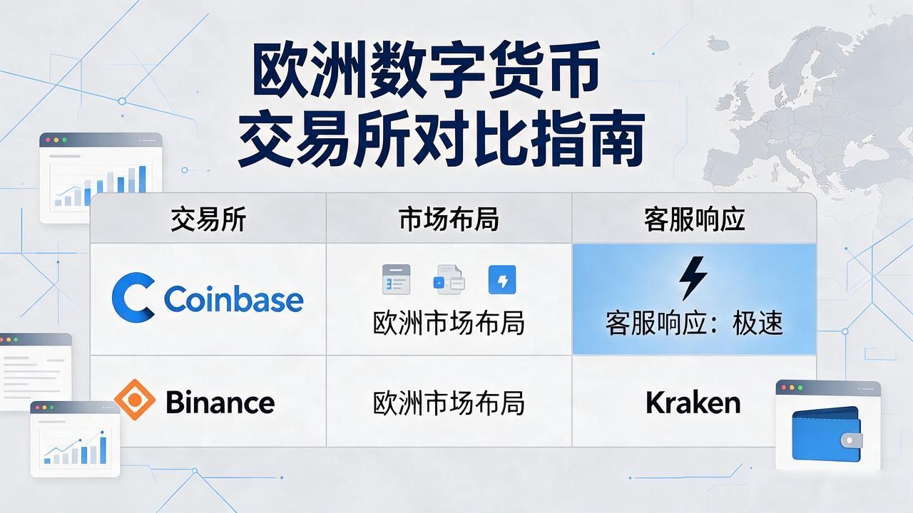 欧洲数字货币交易所怎么选？这5个平台值得了解