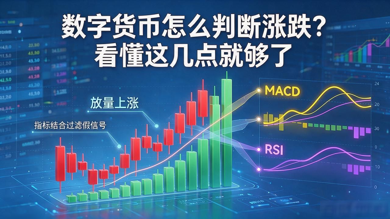 数字货币怎么判断涨跌？看懂这几点就够了